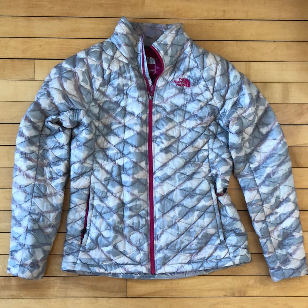 North Face Camo Thermoball Jacket